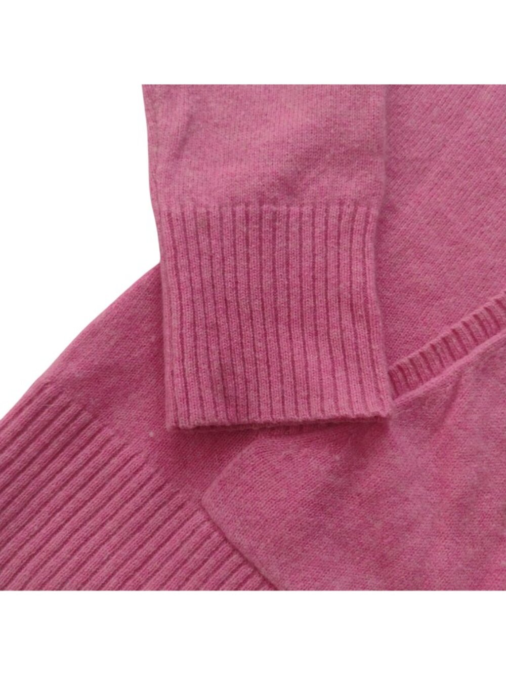 Margaret OLeary Pink Cashmere Hooded Sweate S Soft Lightweight Zip Front Barbie - Picture 5 of 12